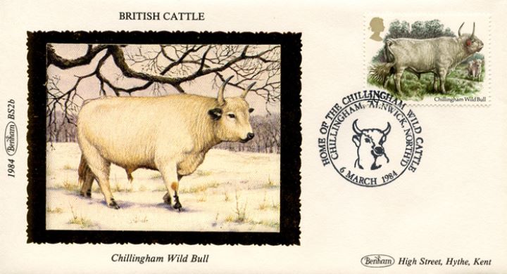 British Cattle, Chillingham Wild Bull