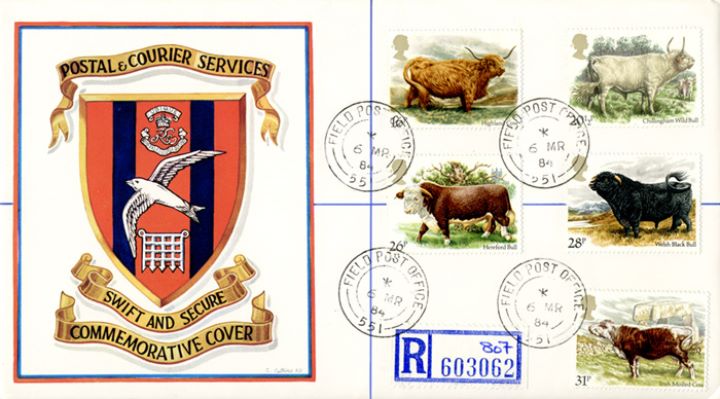 British Cattle, Postal & Courier Services