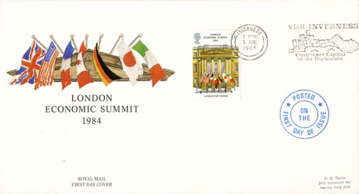 Economic Summit, Slogan Postmarks