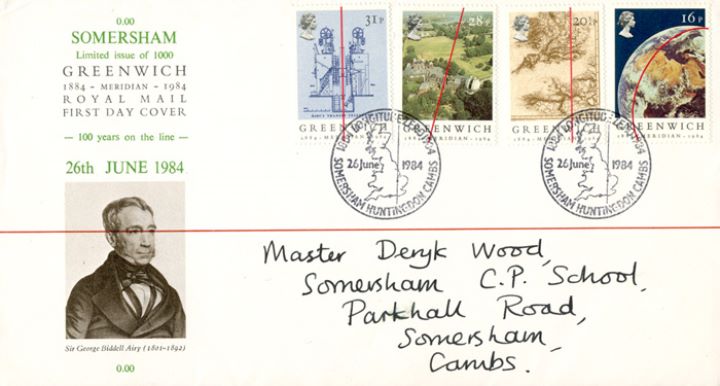 Greenwich Meridian, Somersham Overprint