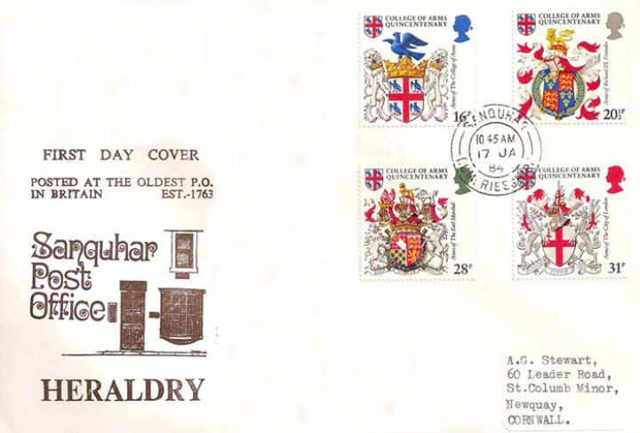 Heraldry, Britain's Oldest Post Office