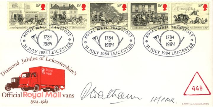 The Royal Mail, Official Royal Mail Vans