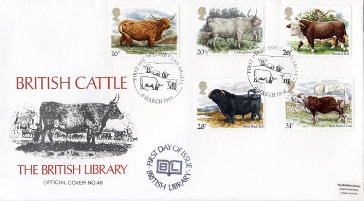 British Cattle, Chillingham Wild Bull