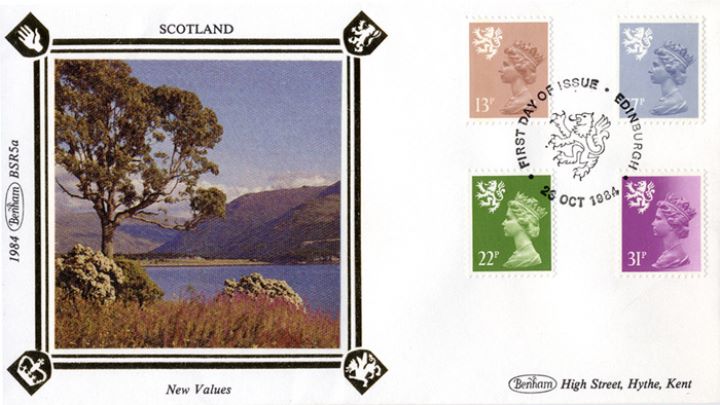 Scotland 13p, 17p, 22p, 31p, Loch Lomond