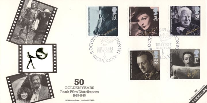 British Film Year, Rank Film Distributors | First Day Cover / BFDC
