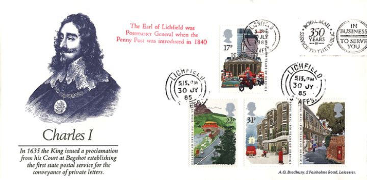 The Royal Mail, Charles I