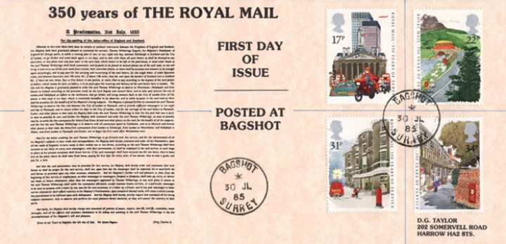 The Royal Mail, Royal Proclamation