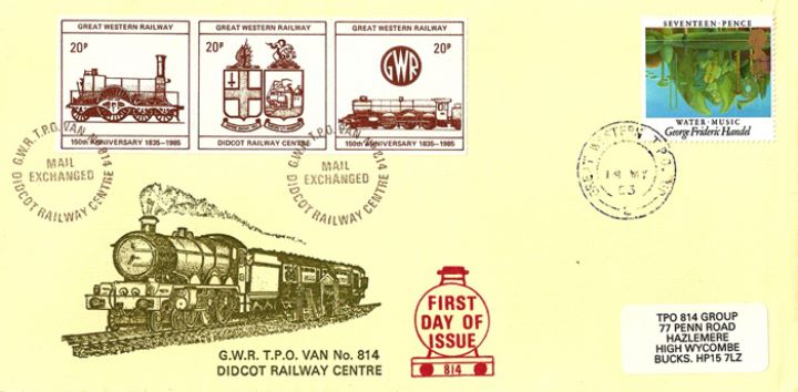 British Composers, GWR TPO Van No.814