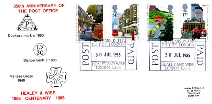 The Royal Mail, Early Post Marks