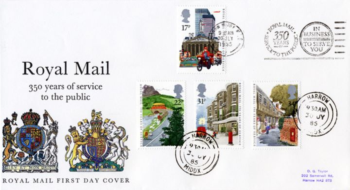 The Royal Mail, The Royal Arms