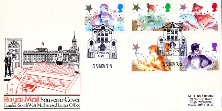 Christmas 1985, Royal Mail Souvenir Cover