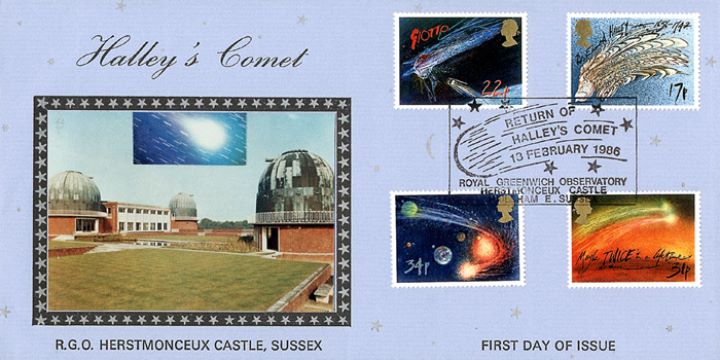 Halley's Comet, Herstmonceux Castle