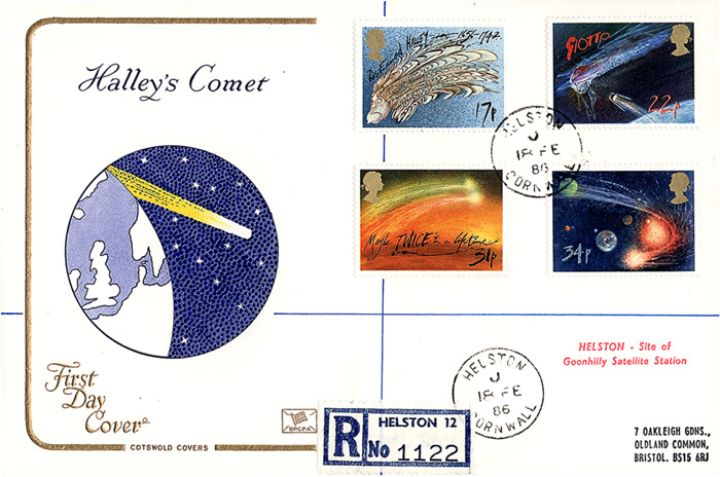 Halley's Comet, Comet over planet Earth