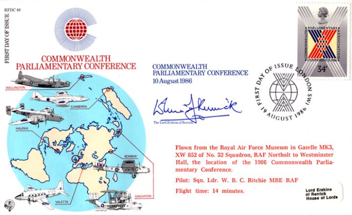 Parliament 1986, Commonweallth Aircraft