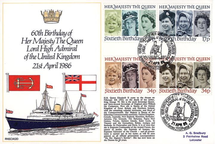 Queen's 60th Birthday, Lord High Admiral - Britannia