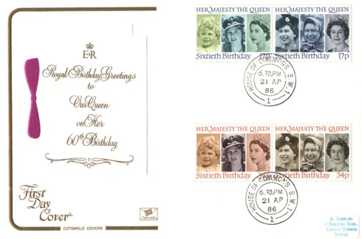 Queen's 60th Birthday, Royal Birthday Greetings