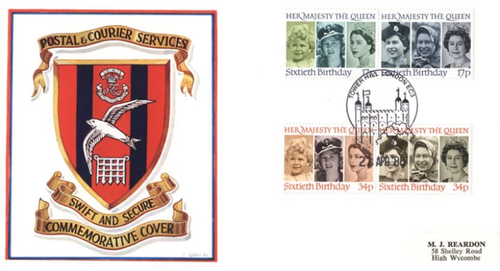 Queen's 60th Birthday, Postal & Courier Services