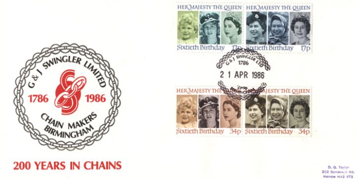 Queen's 60th Birthday, Chain Makers of Birmingham