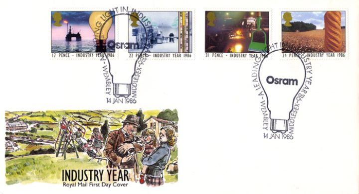 Industry Year, Special Handstamps