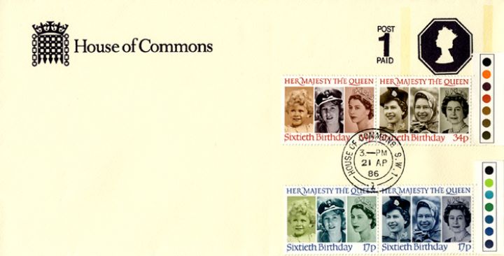 Queen's 60th Birthday, House of Commons Stationery