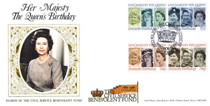 Queen's 60th Birthday, Civil Service Benevolent Fund