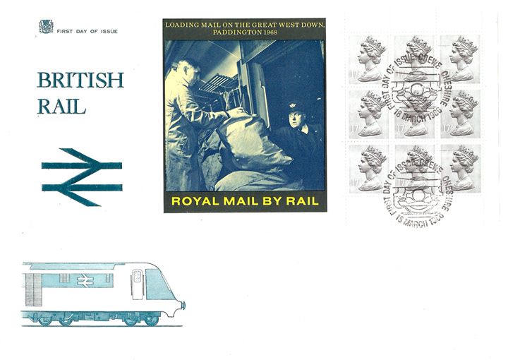 PSB: British Rail - Pane 1, Loading Mail on the Great West Down