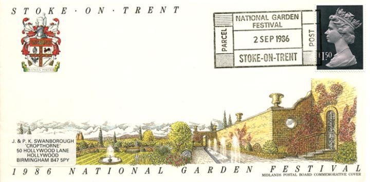 Machins: Parcel Post: £1.50, National Garden Festival