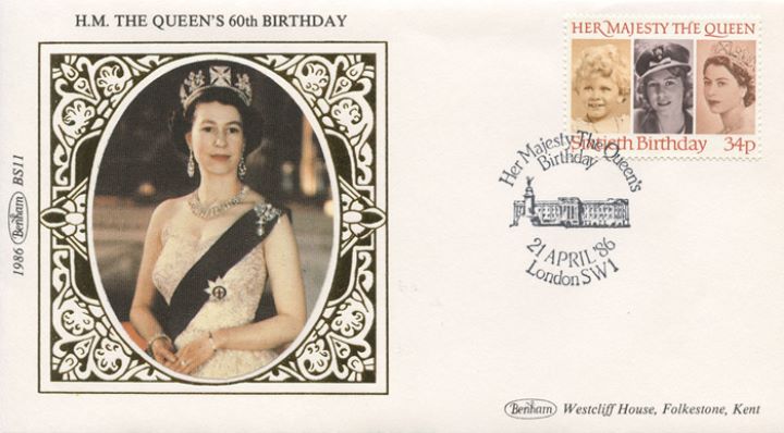 Queen's 60th Birthday, Official Portrait