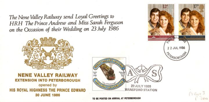 Royal Wedding 1986, Nene Valley Railway