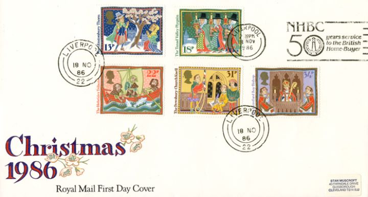 Christmas 1986, Slogan Postmarks