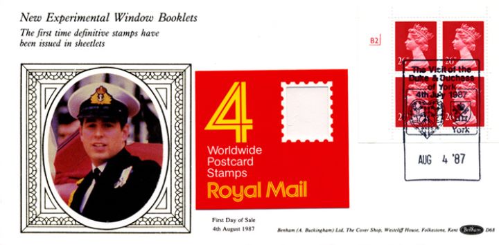 Window: Window Design: £1.04 Airmail, Prince Andrew