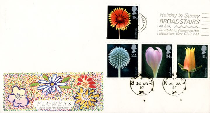 Flowers, Slogan Postmarks