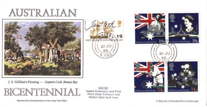 Australian Bicentenary, Captain Cook at Botany Bay