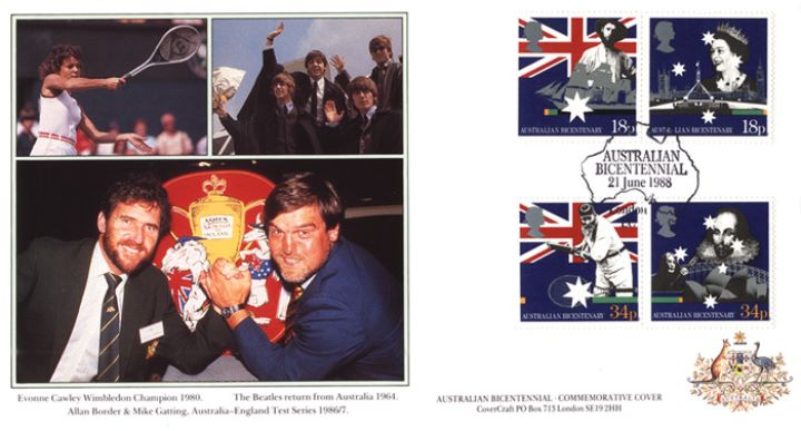 Australian Bicentenary, Alan Border & Mike Gatting