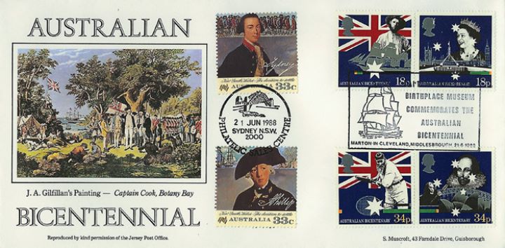 Australian Bicentenary, Captain Cook at Botany Bay