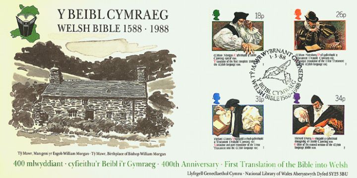 Welsh Bible, Birthplace of Bishop Morgan