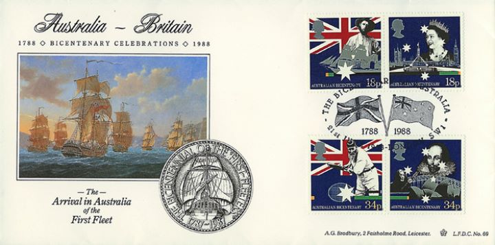 Australian Bicentenary, Arrival of the First Fleet