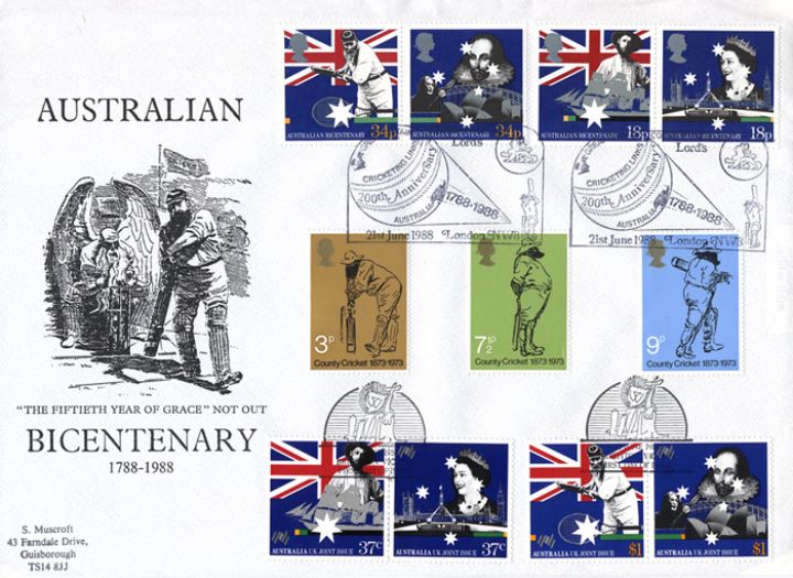 Australian Bicentenary, W G Grace