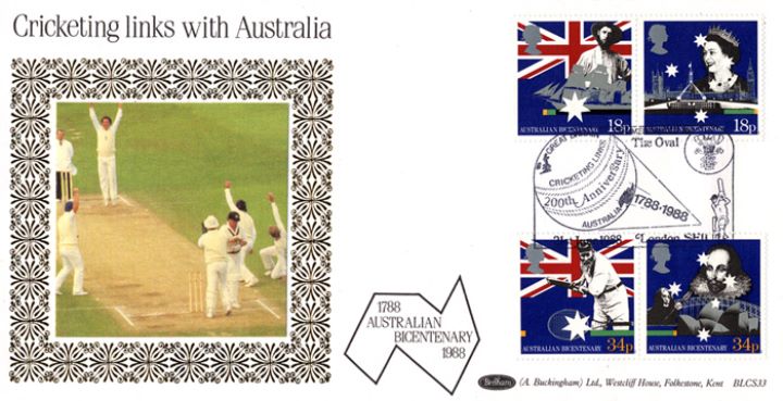 Australian Bicentenary, Cricketing Links