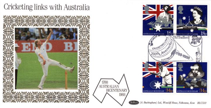 Australian Bicentenary, Cricketing Links