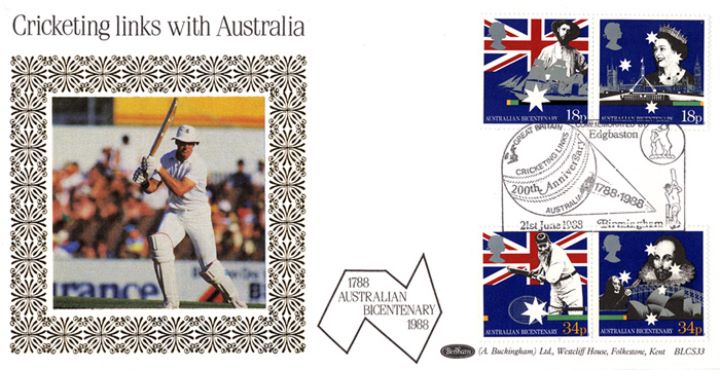 Australian Bicentenary, Cricketing Links