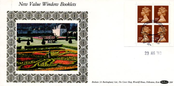 Window: Window Design: £1.08 Airmail, Formal Gardens