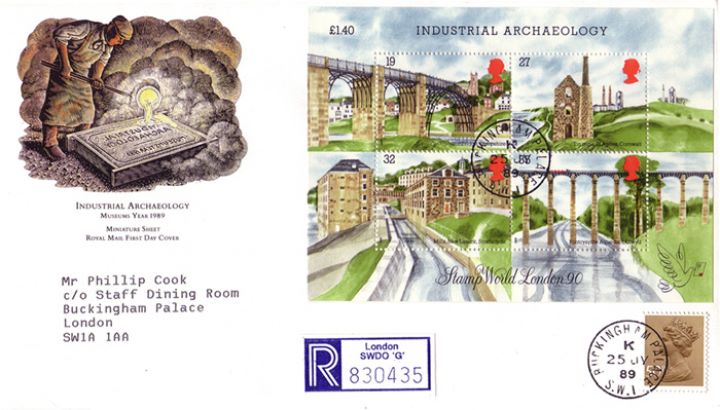 Industrial Archaeology: Miniature Sheet, Museums Year 1989