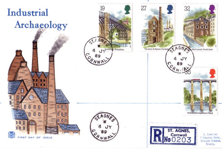 Ind. Archaeology: Stamps, The Potteries