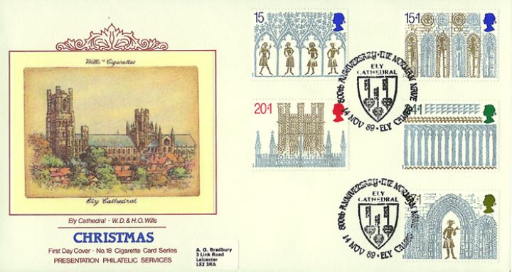 Christmas 1989, Ely Cathedral Cigarette Card