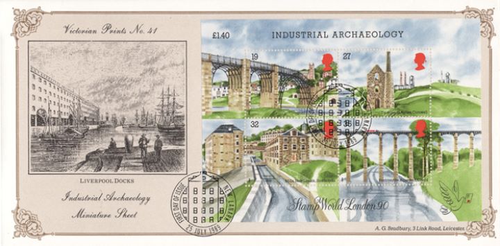 Industrial Archaeology: Miniature Sheet, Liverpool Docks