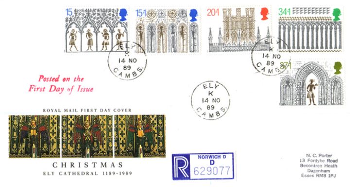 Christmas 1989, Ely Cathedral 1189-1989