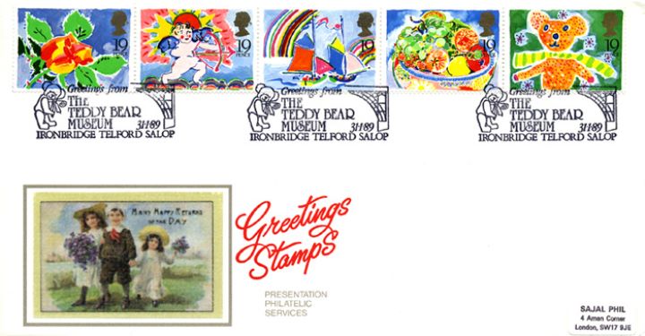 Greetings Stamps, Many Happy Returns