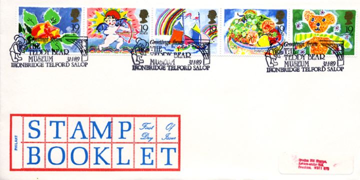 Greetings Stamps, Stamp Booklet Cover