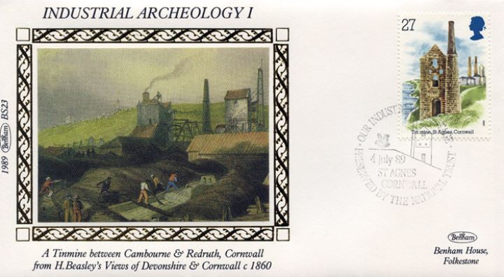 Ind. Archaeology: Stamps, Cornish tin mine